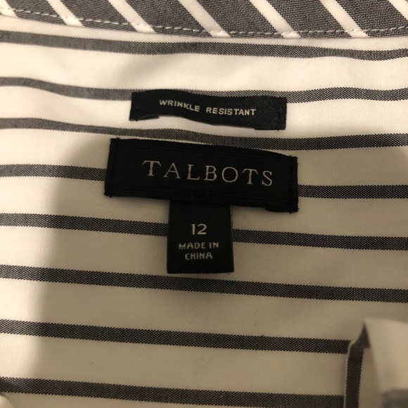 Grey and white striped shirt - Picture 2 of 2